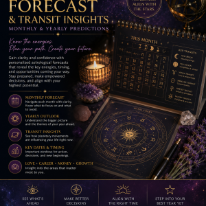 Astrological Forecast and Transit Insights: Monthly and Yearly Predictions