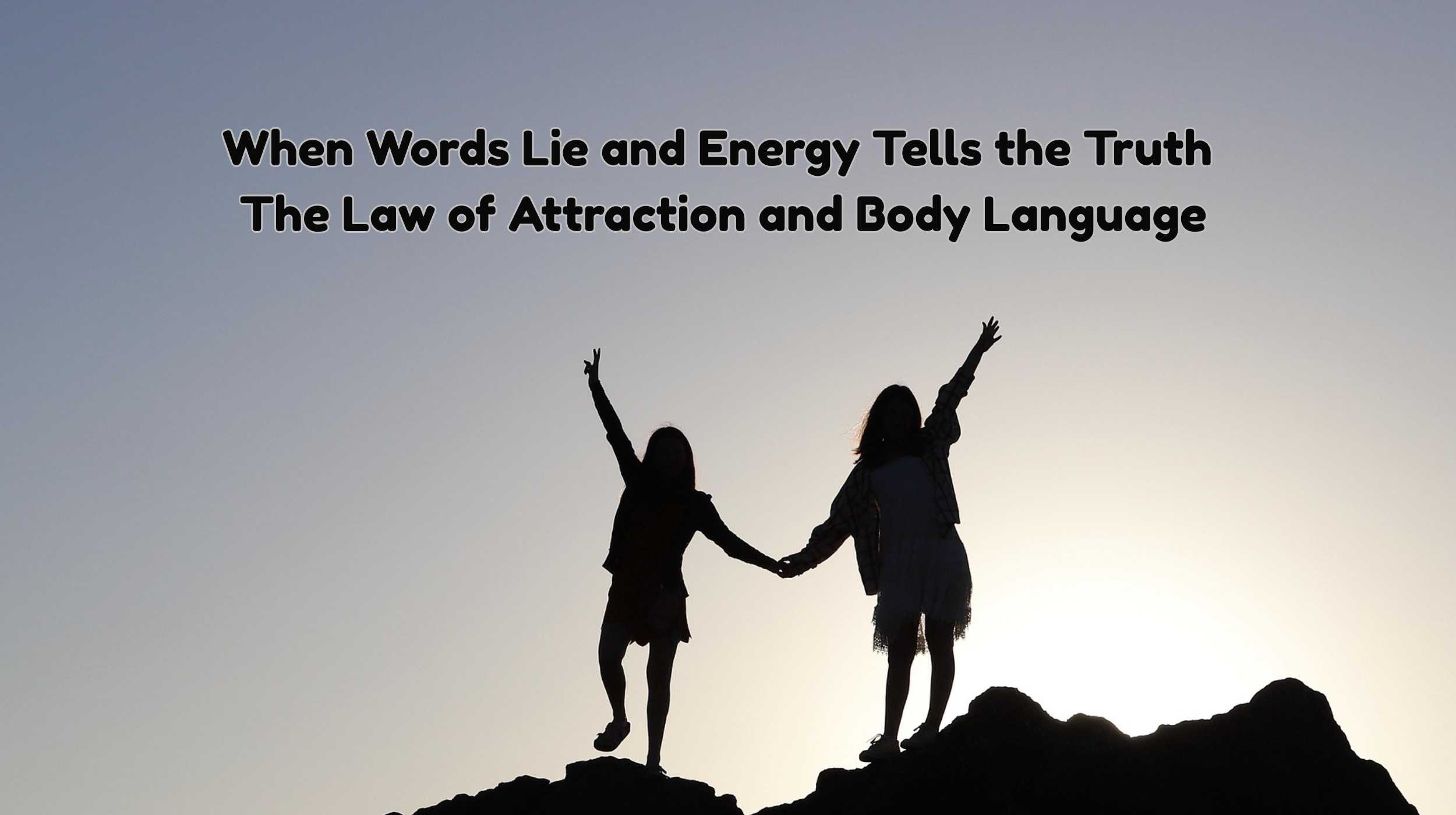 When Words Lie and Energy Tells the Truth – The Law of Attraction and Body Language